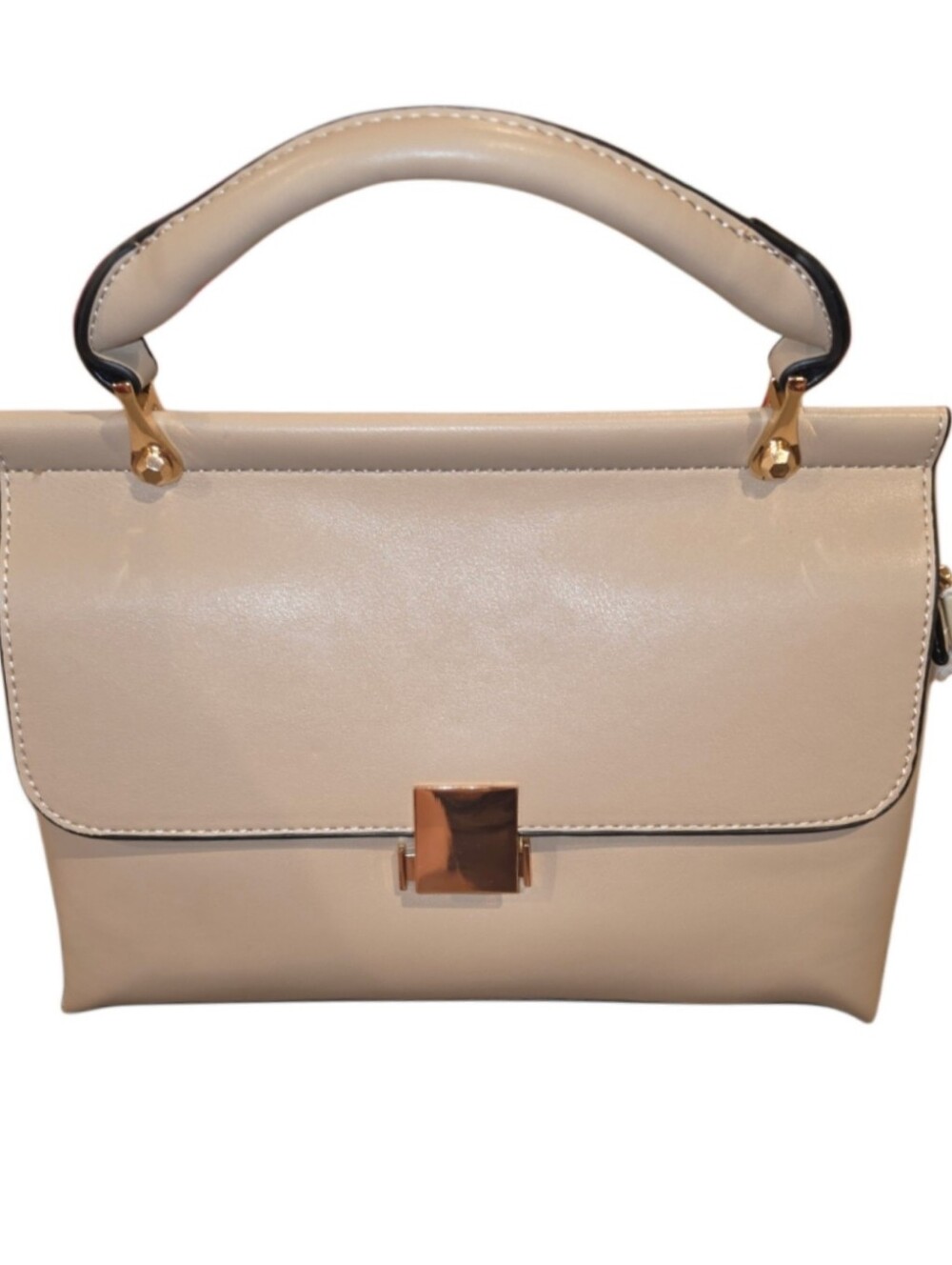 Brand New - Beige Classic Ello Top-Handle Satchel Bag